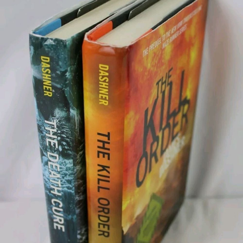 James Dashner The Maze Runner Book Lot The Death Cure, + The Kill Order.